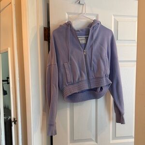 Abercrombie & Fitch Lavender Zip Hoodie
